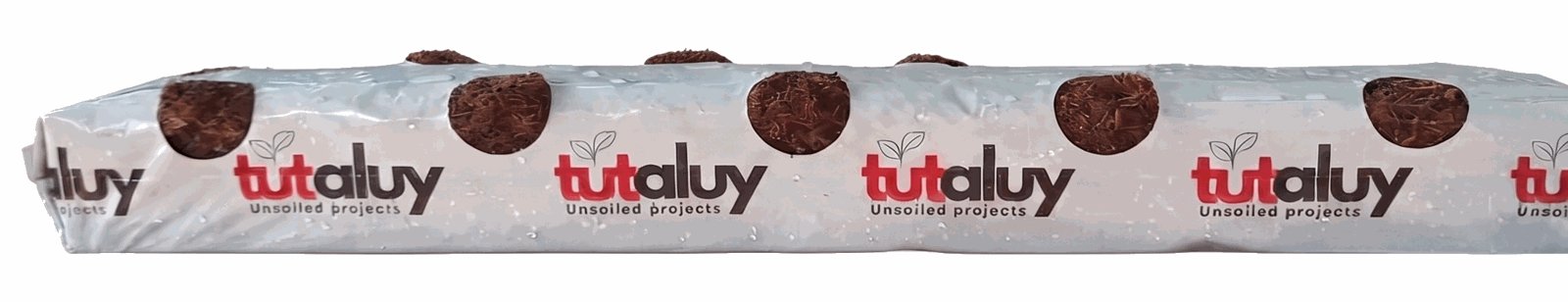 Coco grow bag for strawberries